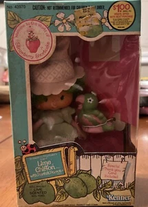 VTG Strawberry Shortcake Lime Chiffon Doll W/ Parfait Parrot 1982 New - Picture 1 of 12