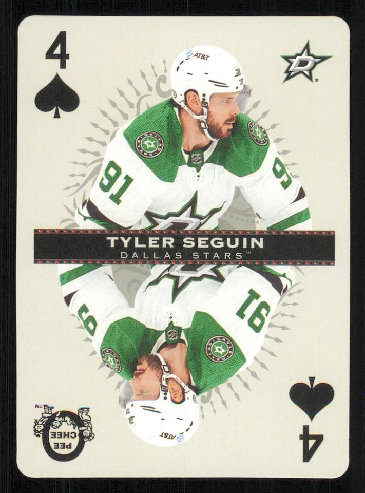 2021-22 O-Pee-Chee Playing Cards #4SPADES Tyler Seguin - Image 1 of 2