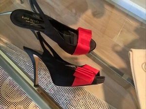 Kate Spade schwarz und rot High Heels - Bild 1 von 3
