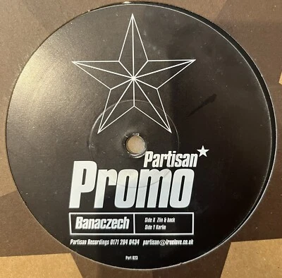 Banaczech - Zlin & Back 12" Vinyl Partisan Moving Shadow Jungle drum'n'bass VG - Image 1 of 3