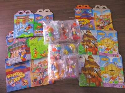 Mickey Mouse 1993 McDonalds Adventure At Walt Disney World CONJUNTO de 8 Happy Meal Foto 1 de 4