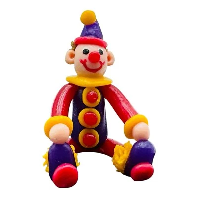 Casa de muñecas miniatura juguete decoración payaso estatuilla bebé juguete único en su clase Foto 1 de 4