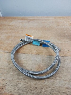 Conector para máquina de hielo de acero inoxidable trenzado de 5 pies para electrodoméstico certificado IM60SS Foto 1 de 4