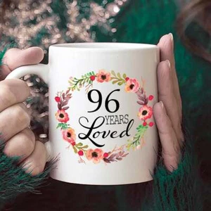 Regalos de cumpleaños 96 para mujer - Mujer 96 años - 96 años amados desde 1929 - Imagen 1 de 3