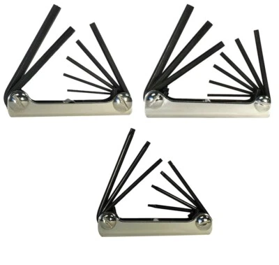 Eklind Fold Up Hex Wrench Key Set Metric SAE Torx 23pc Made in USA - Image 1 of 4