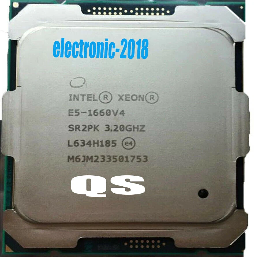 Intel Xeon e5-1660 v4 QS CPU processor sr2pk 8-core 3.20ghz 20mb flcga 2011-3  - Image 1 of 1