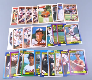 Lote de 30 tarjetas Baltimore ORIOLES Topps 1988 1989 1990 Eddie Murray Brady Anderson - Imagen 1 de 23