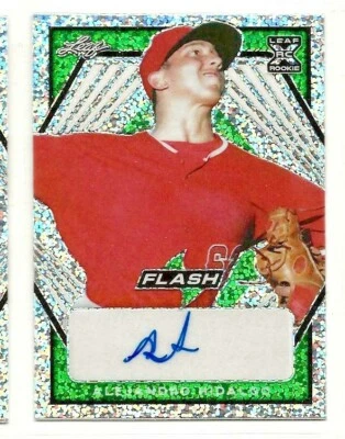 2021 Leaf  Flash XRC Alejandro Hidalgo Autograph #BA-AH1 SN 23/25 Angels - Image 1 of 2