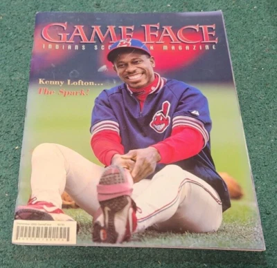 2000 September Cleveland Indians (Guardians)  GAME FACE Magazine Kenny Lofton - Image 1 of 4