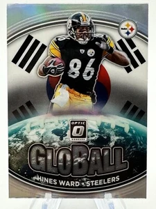 2021 Donruss Optic #GB-13 Hines Ward GloBall - Picture 1 of 2