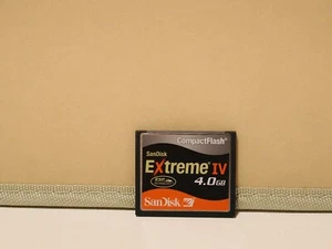 Sandisk Extreme IV 4GB CompactFlash Compact Flash CF Memory Card - Picture 1 of 1