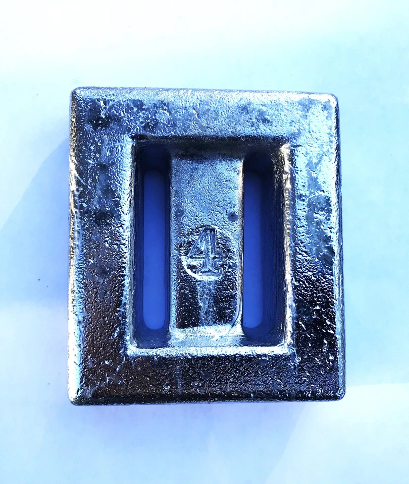 4 libras "Clásico" plomo buceo wgts 4 piezas / 16 libras total garantizado peso exacto Foto 1 de 1