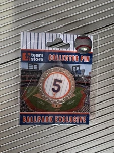 New York Mets DAVID WRIGHT #5 PIN HOF Number Retirement 7/19/25 Citi field C - Picture 1 of 1
