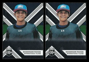 2018 Panini Elite Extra Edition Lot #191 Keiderson Pavon /999 Angels Prospect RC - Picture 1 of 3