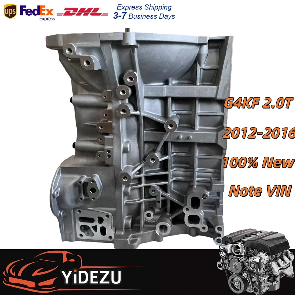 Short Block Engine Assembly For Hyundai Elantra Kia KX3 G4KF 2.0 Turbo 12-16‌‍‍‌ - Bild 1 von 4