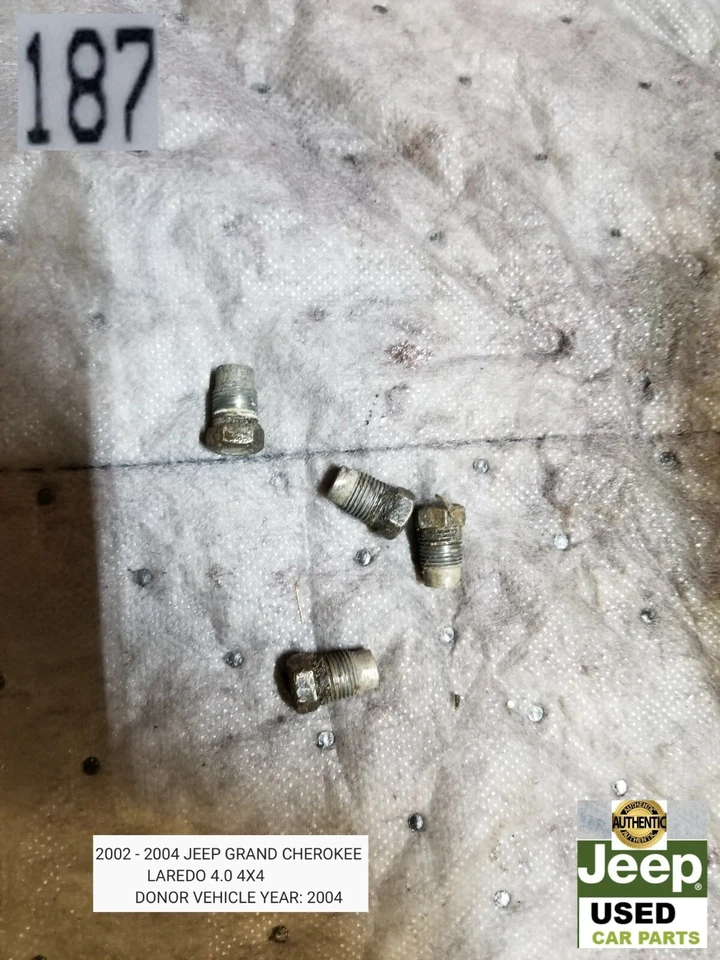 JEEP GRAND CHEROKEE 42RE TRANSMISSION TEST PORT PLUGS OEM 2003-2004 - Image 1 of 1