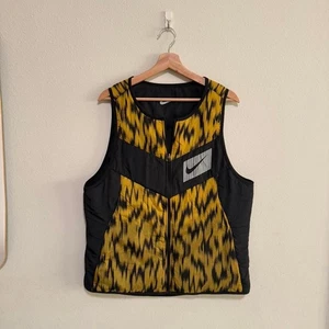 NIke Running Gilet Aero Running Zip Up Lightweight Vest Mens Size Large Tech - Picture 1 of 6