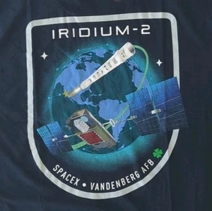 Camiseta Space X Nueva con Etiquetas Para Hombre Talla Grande SPACEX IRIDIUM-2 VANSERBERG AFB - Imagen 1 de 7