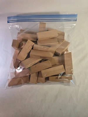 Jenga Replacement Blocks L0T of 51 - Image 1 of 4