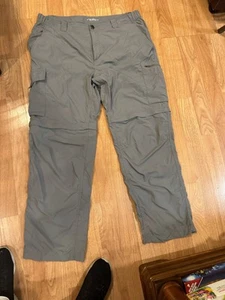 Columbia Omni-Shade Convertible Hiking Pants – Men’s 38x30 – Gray - Picture 1 of 19