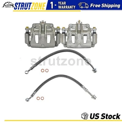 4 pinzas de freno delanteras línea de manguera de freno para Hyundai Santa Fe 3,3 L 2,7 L Foto 1 de 4