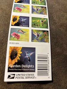 20 Garden Delights Briefmarken USA Forever - Bild 1 von 2