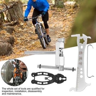 Alicate de corrente de bicicleta cortador verificador kit de ferramentas de reparo destacável rápido para montanha - Imagem 1 de 4