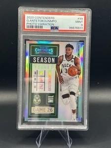 2020 Contenders Giannis Antetokounmpo Photo Variation SP MT PSA 9 Bucks #99 - Bild 1 von 2