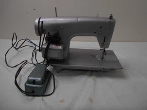 Sears Kennore 1960s Sewing Machine Rare Purple Metallic 158.433 Model Metal - Picture 1 of 10