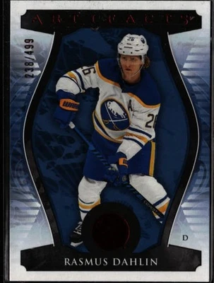 2023-24 Upper Deck Artifacts #26 Rasmus Dahlin Ruby #/499 - Image 1 of 2