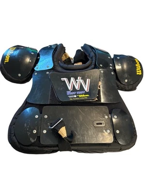 Wilson The West Chaleco Árbitro Protector de Pecho Negro y Amarillo Foto 1 de 4