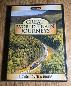 GREAT WORLD TRAIN JOURNEYS - 2 Disc Set DVD NEW/SEALED - Picture 1 of 2