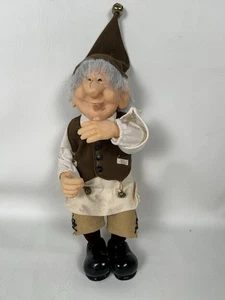 Zim's Elves Themselves Wine Cellar Elf Figurine 2002 Sitting - Picture 1 of 7