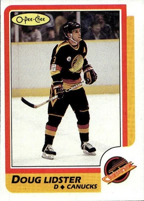 1986-87 O-Pee-Chee SET BREAK #32 Doug Lidster NMMT - Image 1 of 2