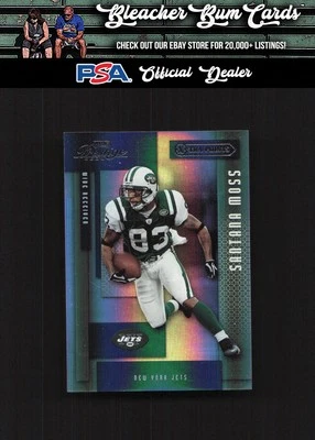2004 Playoff Prestige 101 Santana Moss Xtra Points Green #/25 - Image 1 of 2