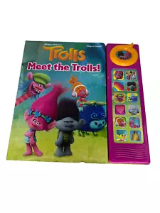 Dreamworks Meet The Trolls Play-a-Sound Buch um 2016 - Bild 1 von 12