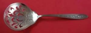 Wedgwood By International Sterling Silver Nut Spoon 5 1/2" Heirloom Serving - Picture 1 of 2