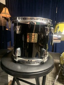 Yamaha Maple Custom Absolute Tom Black Lacquer 8” mal 8” gebraucht MIJ Drum Made Japan - Bild 1 von 11