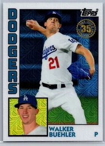 2019 topps update baseball walker buehler 1984 silver pack mojo refractor #20 - Picture 1 of 2