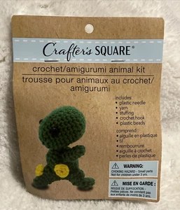 Kit animali Amigurumi quadrato fai da te Crafter's ~DINOSAURO NUOVO - Foto 1 di 2