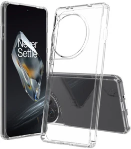 AquaFlex Anti-Shock Clear Case Slim Cover for Oneplus 12 - Picture 1 of 7