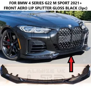 Para BMW Serie 4 G22 G23 G26 2020 M Sport rendimiento divisor labio inferior trasero - Imagen 1 de 9