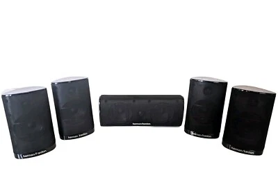 5 x Harman Kardon HKTS 7 SAT-TS7 Lautsprecher Boxen Speaker System Schwarz - Bild 1 von 4