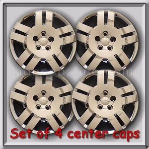 Set of 4 2011-2014 17" Chrysler 200 Chrome Bolt On Hubcaps, Wheel Covers - Picture 1 of 2