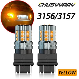 For 2003-2019 Freightliner M2 3157 Turn Signal DRL Lamps 3000k Amber 2PCS - Foto 1 di 9