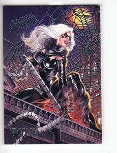 2017 Fleer Ultra Spider-Man Base WEB FOIL #051 #51 BLACK CAT Hobby NM/M😍😍😍* - Picture 1 of 1