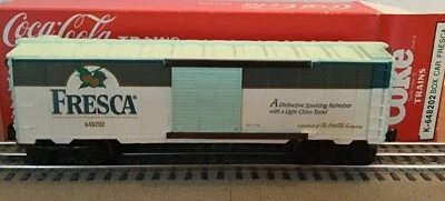K-LINE now Lionel Spur 0-27 COCA-COLA COKE Box Car FRESCA Citrus K-648202 OVP - Bild 1 von 4