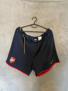 Arsenal Away Football Shorts Navy Blue Nike Polyeser Mens Size 2XL - Picture 1 of 9