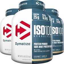 DYMATIZE NUTRITION ISO 100 WHEY PROTEIN ISOLATE ZERO CARB & FAT 2.2KG+FREE DEL.