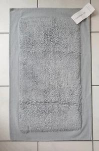 Badteppich Duschvorleger 'Dino' 50 x 80 eisgrau Baumwolle Skandi - Bild 1 von 3